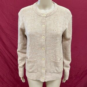 Upper Level Classic cardigan with pockets size Large